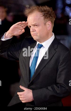 Toby Jones assiste à la première mondiale de l'Armée de Dad à l'Odeon Leicester Square, Londres. Banque D'Images