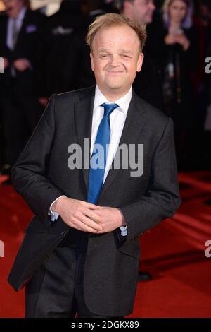 Toby Jones assiste à la première mondiale de l'Armée de Dad à l'Odeon Leicester Square, Londres. Banque D'Images