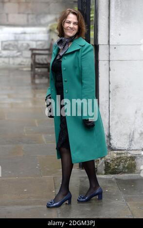 Tracey Emin assistait à la Bénédiction de mariage de Rupert Murdoch et Jerry Hall à l'église St brides, Fleet St, Londres. Banque D'Images