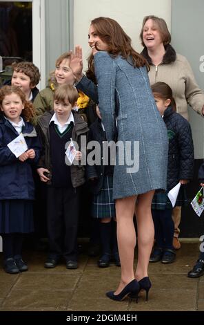 La duchesse de Cambridge ouvre la nouvelle boutique de l'hôpital pour enfants East Anglian à Holt, Norfolk. Banque D'Images