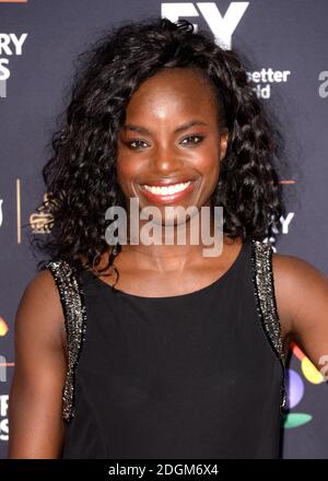 Eniola Aluko arrive aux BT Sport Industry Awards 2016, Battersea Park, Londres. Jeudi 28 avril 2016. Crédit photo Doug Peters EMPICS Entertainment Banque D'Images