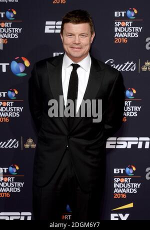 Brian O'Driscoll arrive aux BT Sport Industry Awards 2016, Battersea Park, Londres. Jeudi 28 avril 2016. Crédit photo Doug Peters EMPICS Entertainment Banque D'Images