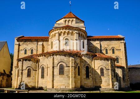 France, Nièvre (58), Nevers, Eglise Saint-Etienne, Vallée de la Loire Banque D'Images