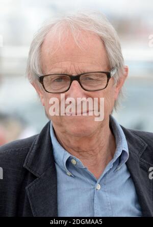 Ken Loach assistant à la photo I, Daniel Blake, qui s'est tenue au Palais de Festival. Partie du 69e Festival de Cannes en France. Banque D'Images