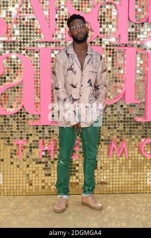Tinée Tempah assistant à la première absolument fabuleuse du monde du film qui s'est tenue au cinéma Odeon à Leicester Square, Londres Banque D'Images
