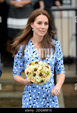 La duchesse de Cambridge visite la stewards academy avec Heads Together, Harlow, Essex. Le crédit photo devrait se lire: Doug Peters/EMPICS Entertainment Banque D'Images