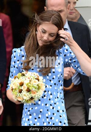 La duchesse de Cambridge visite la stewards academy avec Heads Together, Harlow, Essex. Le crédit photo devrait se lire: Doug Peters/EMPICS Entertainment Banque D'Images