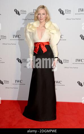 Cate Blanchett participant au dîner de gala BFI et IWC tenu à l'hôtel Rosewood, Londres Date de la photo : mardi 4 octobre 2016. Le crédit photo devrait se lire comme suit : Doug Peters/ EMPICS Entertainment. Banque D'Images