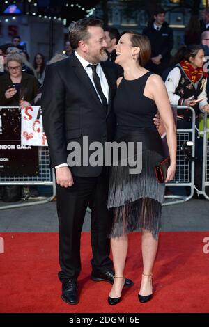 Guy Garvey et Rachael Stirling assistent à leur première la plus raffinée, dans le cadre du Festival du film de Londres, qui s'est tenu à l'Odeon Leicester Square, Londres. Date de la photo: Jeudi 13 octobre 2016. Le crédit photo devrait se lire comme suit : Doug Peters/ EMPICS Entertainment. Banque D'Images