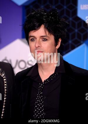 Billie Joe Armstrong de Green Day participant aux MTV Europe Music Awards 2016 au Rotterdam Ahoy Arena, Rotterdam, pays-Bas Banque D'Images