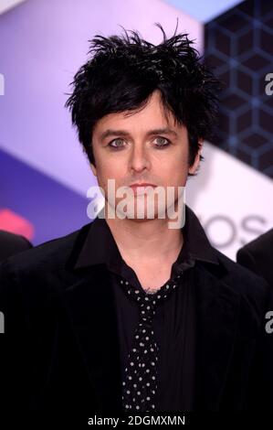 Billie Joe Armstrong de Green Day participant aux MTV Europe Music Awards 2016 au Rotterdam Ahoy Arena, Rotterdam, pays-Bas Banque D'Images