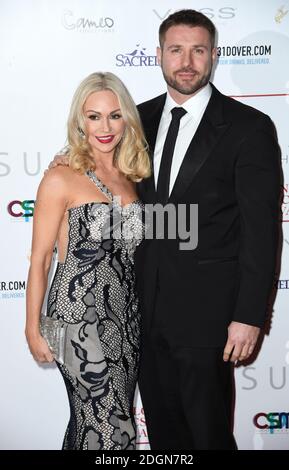 Kristina Rihanoff et Ben Cohen arrivent au London film Critics Circle Awards 2017, The May Fair Hotel, Londres. Le crédit photo devrait se lire comme suit : Doug Peters/EMPICS Entertainment Banque D'Images