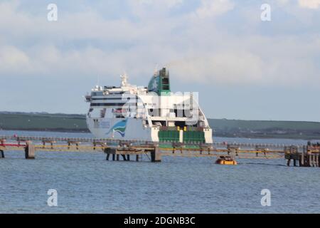 Holyhead port est un important port maritime irlandais desservant l'Irlande et Anglesey sur l'île d'Anglesey au nord du pays de Galles crédit: Mike Clarke/ Alamy stock photos Banque D'Images