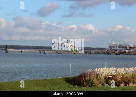 Holyhead port est un important port maritime irlandais desservant l'Irlande et Anglesey sur l'île d'Anglesey au nord du pays de Galles crédit: Mike Clarke/ Alamy stock photos Banque D'Images