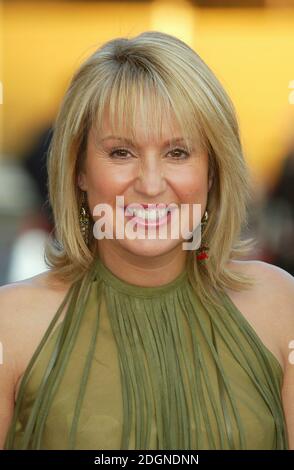 Nicki Chapman arrivant aux Brit Awards 2003 à Earls court, Londres. Photo. DOUG Peters/allaction.co.uk Banque D'Images