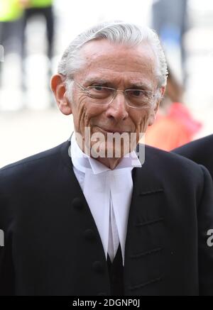 Le lieutenant-général David Leakey CMG CBE a été nommé gentleman Usher du Black Rod, assistant à un service d'espoir à l'abbaye de Westminster à Londres à la suite de l'attaque terroriste sur le pont Westmisnter et le palais de Westminster. Le crédit photo devrait se lire comme suit : Doug Peters/ EMPICS Entertainment Banque D'Images