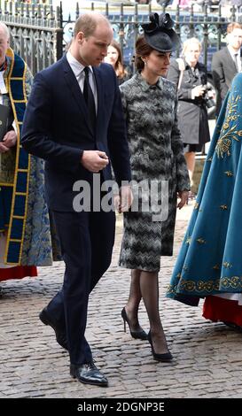 La duchesse de Cambridge assister à un Service de l'espoir à L'abbaye de Westminster à Londres suite à l'attaque terroriste contre Westminster Pont et le Palais de Westminster Banque D'Images