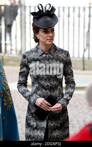 La duchesse de Cambridge assister à un Service de l'espoir à L'abbaye de Westminster à Londres suite à l'attaque terroriste contre Westminster Pont et le Palais de Westminster Banque D'Images