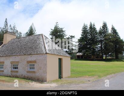 Norfolk Island, Settlement Guard House, Kingston & Arthur's Vale Historic Area, Kingston. Banque D'Images