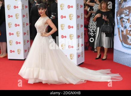 Roxanne Pallett assiste aux prix de télévision de la Virgin TV British Academy (BAFTA) qui se tiennent au Royal Festival Hall, Southbank, Londres. Le crédit photo devrait se lire comme suit : Doug Peters/ EMPICS Entertainment Banque D'Images