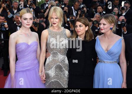 Elle Fanning, Nicole Kidman, Sofia Coppola et Kirsten Dunst assistaient à la première du spectacle au Grand Théâtre lors du 70e Festival de Cannes en France. Le crédit photo devrait se lire comme suit : Doug Peters/EMPICS Entertainment Banque D'Images