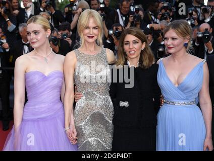 Elle Fanning, Nicole Kidman, Sofia Coppola et Kirsten Dunst assistaient à la première du spectacle au Grand Théâtre lors du 70e Festival de Cannes en France. Le crédit photo devrait se lire comme suit : Doug Peters/EMPICS Entertainment Banque D'Images