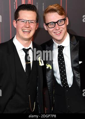 Harry Reid et Jamie Borthwick assistent aux British SOAP Awards 2017, qui se tiennent au Lowry Theatre, à Salford, à Manchester. Photo le droit d'auteur devrait lire Doug Peters/EMPICS Entertainment Banque D'Images