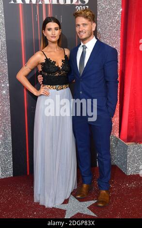 Matthew Wolfenden et Charley Webb assistent aux British SOAP Awards 2017, qui se tiennent au Lowry Theatre, à Salford, Manchester. Photo le droit d'auteur devrait lire Doug Peters/EMPICS Entertainment Banque D'Images