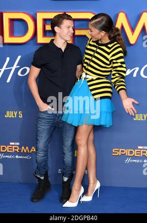 Tom Holland et Zendaya Coleman assistent à The Spider-Man: Homecoming Photocall tenu au Ham Yard Hotel, Londres. Date de la photo: Jeudi 15 juin 2017. Le crédit photo devrait se lire comme suit : Doug Peters/EMPICS Entertainment Banque D'Images