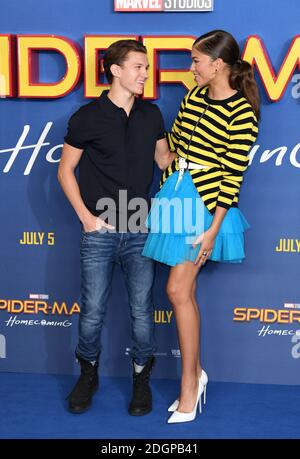 Tom Holland et Zendaya Coleman assistent à The Spider-Man: Homecoming Photocall tenu au Ham Yard Hotel, Londres. Date de la photo: Jeudi 15 juin 2017. Le crédit photo devrait se lire comme suit : Doug Peters/EMPICS Entertainment Banque D'Images