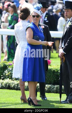 Zara Phillips pendant la première journée de Royal Ascot à l'hippodrome d'Ascot, Londres Banque D'Images