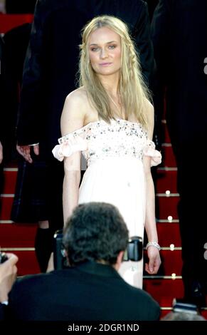 Diane Kruger à la première de Joyeux Noel, le Palais du Festival. Partie du 58e Festival de Cannes. Doug Peters/allactiondigital.com Banque D'Images