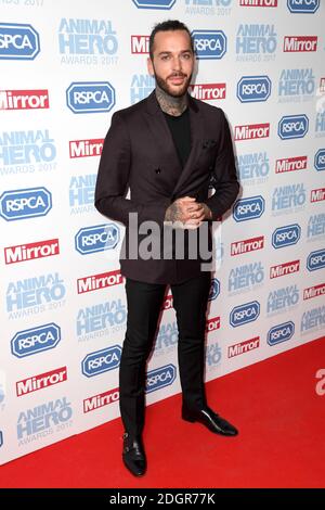 Pete Wicks participant aux Animal Hero Awards organisés à Grosvenor House Hotel, Londres. Le crédit d'image devrait se lire: Doug Peters/Empics Entertainment Banque D'Images