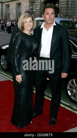 L'église de Charlotte et le petit ami Gavin Henson arrivent aux GQ Men of the Year Awards, à l'Opéra royal de Londres. Doug Peters/allactiondigital.com Banque D'Images