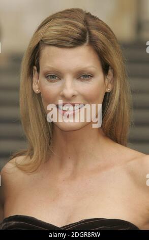 Linda Evangelista lancement de la London Fashion week, The Natural History Museum, Londres. Doug Peters/allactiondigital.com Banque D'Images