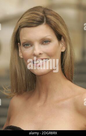 Linda Evangelista lancement de la London Fashion week, The Natural History Museum, Londres. Doug Peters/allactiondigital.com Banque D'Images