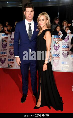 Katherine Kelly et son mari Ryan Clark assistent aux Pride of Britain Awards 2017 qui se tiennent à Grosvenor House, Londres. Le crédit photo devrait se lire comme suit : Doug Peters/EMPICS Entertainment Banque D'Images