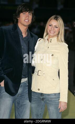 Arrivée de Tess Daly et Vernon Kay. Banque D'Images