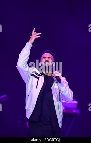 Craig David sur scène pendant la première journée du Jingle Bell ball 2017 de Capital avec Coca-Cola à l'O2 Arena, Londres Banque D'Images