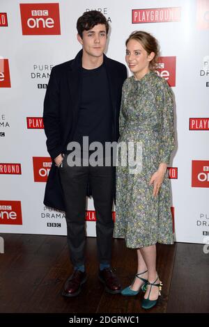 Jonah Hauer-King (à gauche) et Maya Hawke arrivent au petit dépistage des femmes tenu à Londres. Le crédit photo devrait se lire comme suit : Doug Peters/EMPICS Entertainment Banque D'Images