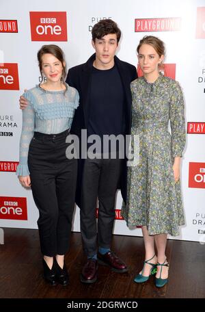 (De gauche à droite) Annes Elwy, Jonah Hauer-King et Maya Hawke arrivent à la petite sélection féminine de Londres. Le crédit photo devrait se lire comme suit : Doug Peters/EMPICS Entertainment Banque D'Images