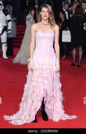 Laura Dern assiste à la première européenne de Star Wars: The Last Jedi au Royal Albert Hall, Londres. Le crédit photo devrait se lire comme suit : Doug Peters/EMPICS Entertainment Banque D'Images