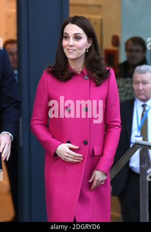 La duchesse de Cambridge visite le bâtiment Science et Santé de l'Université de Coventry lors de sa visite dans la ville Banque D'Images