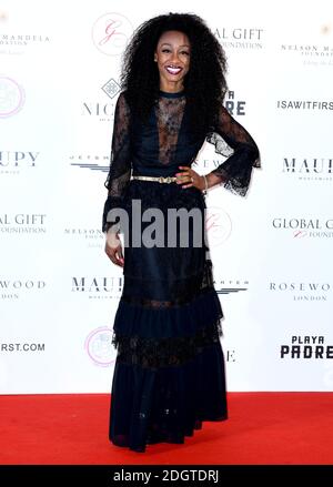 Beverley Knight participe au gala Nelson Mandela Global Gift, à l'hôtel Rosewood, Londres. Le crédit photo devrait se lire comme suit : Doug Peters/EMPICS Entertainment Banque D'Images