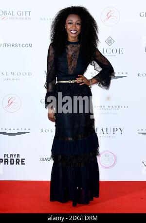 Beverley Knight participe au gala Nelson Mandela Global Gift, à l'hôtel Rosewood, Londres. Le crédit photo devrait se lire comme suit : Doug Peters/EMPICS Entertainment Banque D'Images