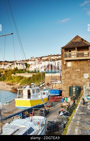 Port de New Quay, Ceredigion, pays de Galles Banque D'Images