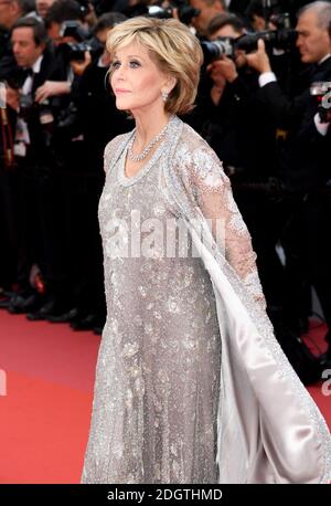 Jane Fonda assiste à la première de BlacKkKlansman au Palais de Festival dans le cadre du 71e Festival de Cannes. Le crédit photo devrait se lire comme suit : Doug Peters/EMPICS Banque D'Images