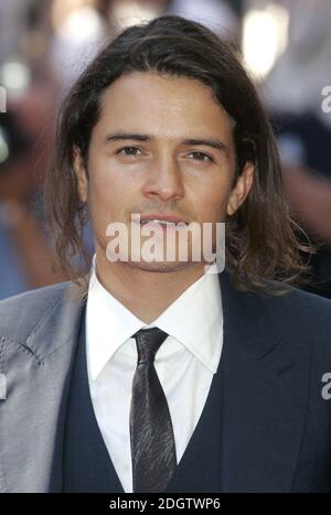 Arrivée d'Orlando Bloom. Banque D'Images