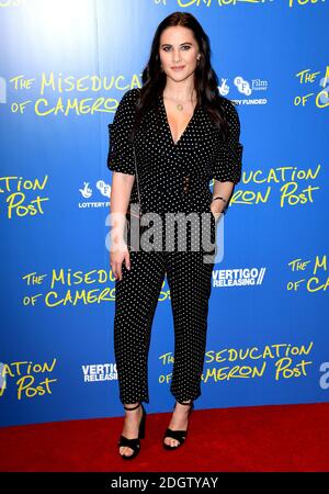 Kat Shoob assister au Gala screening de la Miséducation de Cameron Post qui s'est tenu au Picturehouse Central, Londres. Le crédit photo devrait se lire comme suit : Doug Peters/EMPICS Banque D'Images