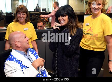 Claudia Winkleman lors de la 14ème Journée annuelle de la Charité de la BGC, organisée à BGC Partners, One Churchill place, Londres Banque D'Images